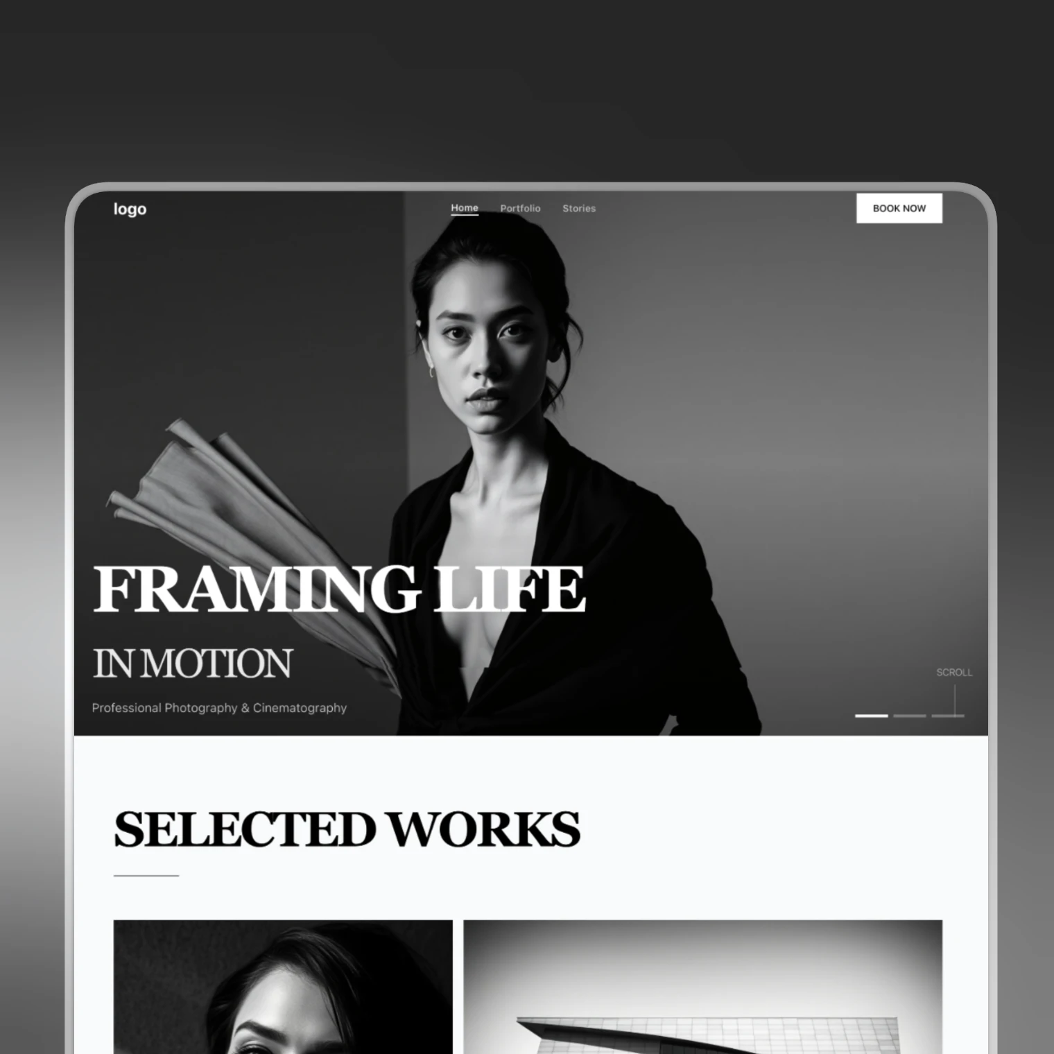 Portfolio Template 8
