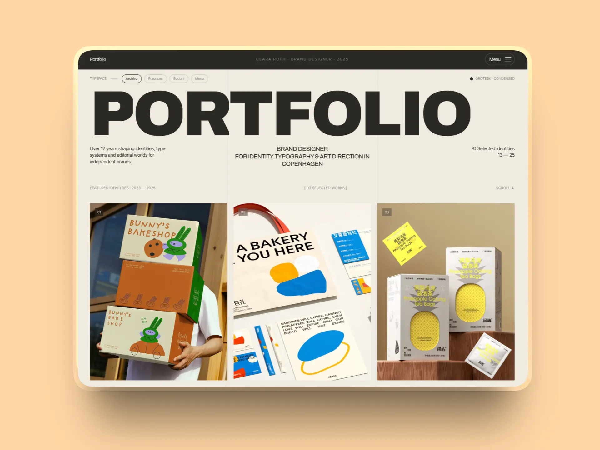Portfolio Template 15